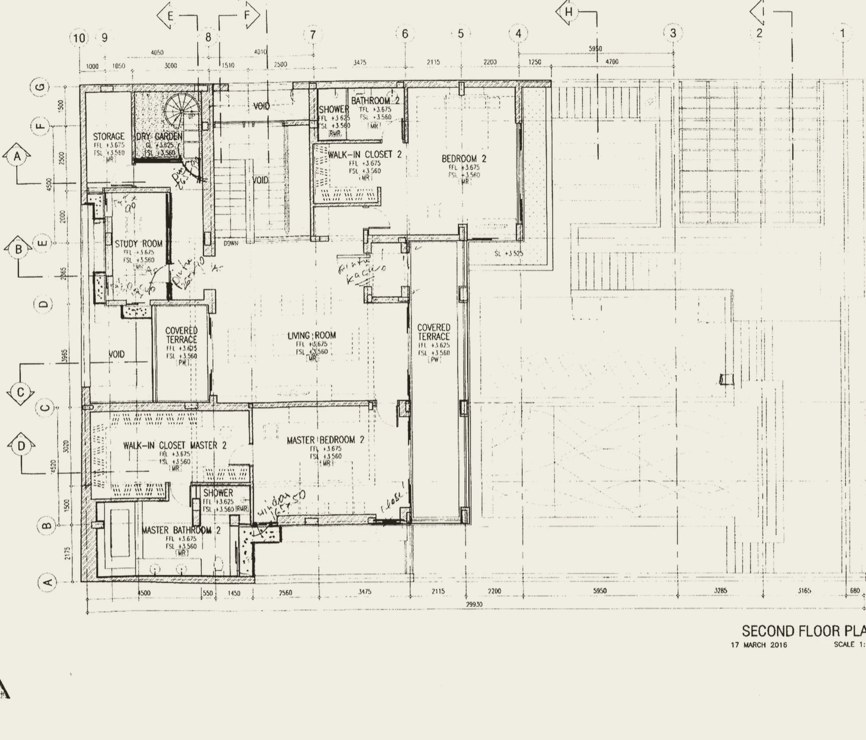 Чертёж: уровень 03, Second floor